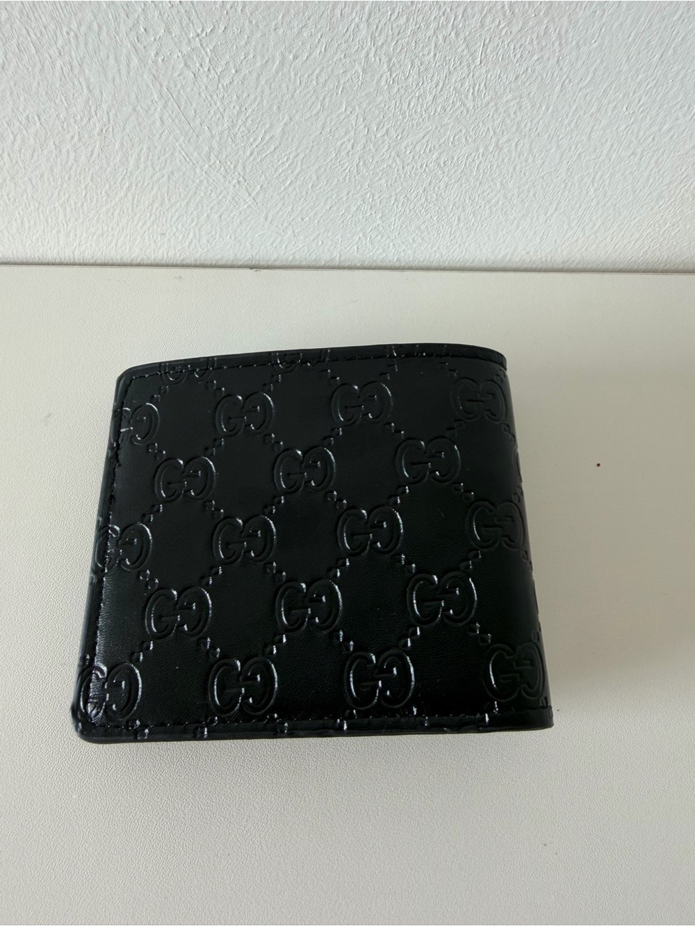 Gucci Black GG Monogram Bifold Wallet - Picture 3 of 4